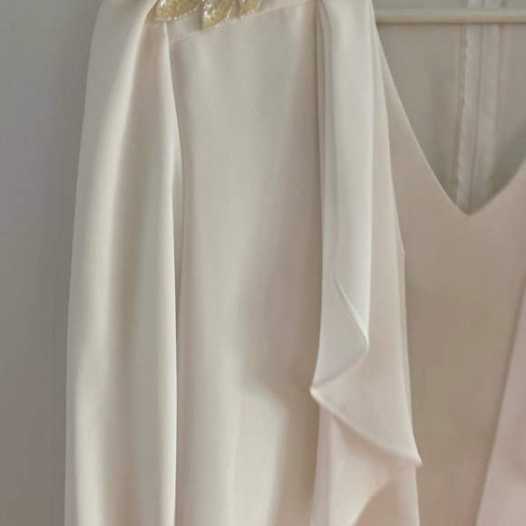 70s The French Fact creamy white dress - Picture 3 of 7